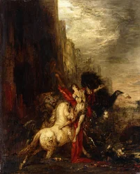 Diomedes von seinen Pferden verschlungen, ca. 1865-1870