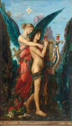 Hesiod und die Muse