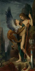 Ödipus und die Sphinx, 1864