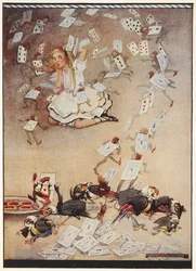 Alice und der Kartenregen