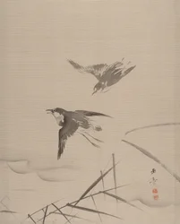 Kleine Vögel und Bambus, 1887-92