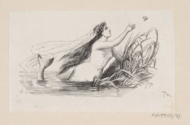 Illustration zu "Die kleine Meerjungfrau" in H.C. Andersen, "Märchen und Geschichten", Band 1