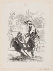 Illustration zu "Die kleine Meerjungfrau" in H.C. Andersen, "Märchen und Geschichten", Band 1