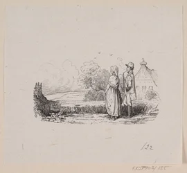 Illustration zu "Der Flachs" in H.C. Andersen, "Märchen und Geschichten", Band 2