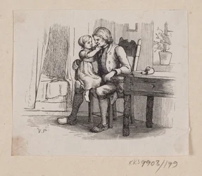 Illustration zu "Ib und kleine Christine" in H.C. Andersen, "Märchen und Geschichten", Band 2