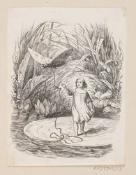 Illustration zu "Däumelinchen" in H.C. Andersen, "Märchen und Geschichten", Band 1