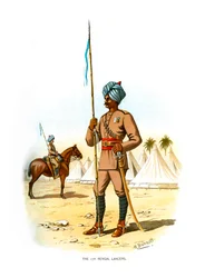 Die 13. Bengalischen Lanzenreiter, ca. 1890