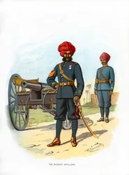 Die Bombay Artillerie, ca. 1890