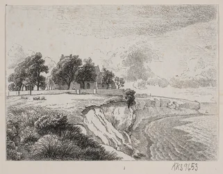 Stevns Klint mit der Højerup Kirche