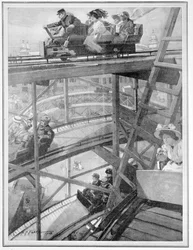 Die Spiralbahn auf der Franco-British Ausstellung, 1908