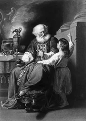 Eli erkannte, dass der Herr das Kind gerufen hatte, 19. Jahrhundert