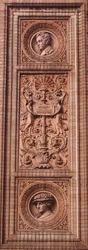 Detail der Fassade der Hamburger Kunsthalle