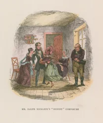 Illustration für Nicholas Nickleby
