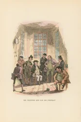 Illustration für Pickwick Papers