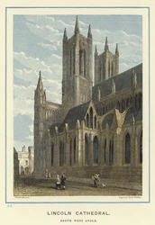 Lincoln Cathedral, Südwestwinkel