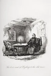 Der letzte Besuch von Heyling beim alten Mann, Illustration aus 