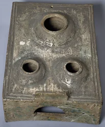 Miniaturherd, China. Chinesische Zivilisation, Han-Dynastie, 3. Jahrhundert v. Chr.-3. Jahrhundert n. Chr.