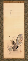 Hotei und Kind