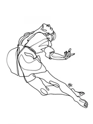 Expressive Figurenstudie