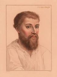 Sir Nicholas Poyntz, englischer Höfling, 1812 (Gravur)