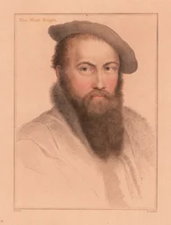 Sir Thomas Wyatt, englischer Botschafter und Dichter, 1812 (Gravur)