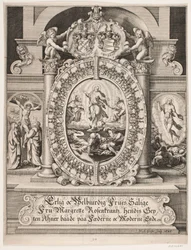 Verklärung Christi. Umgeben von Margrethe Rosenkrantz