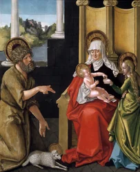 Heilige Anna mit dem Christkind, der Jungfrau und Johannes dem Täufer, ca. 1511