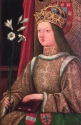 Königin Eleonore von Portugal, Ehefrau von Friedrich III. (Kopie des verlorenen Originals)