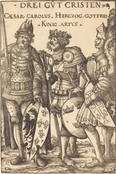 Karl der Große, Arthur und Gottfried