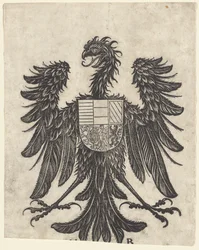 Wappen mit einem einzelnen Adler