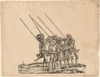 Fünf Tilter zu Fuß