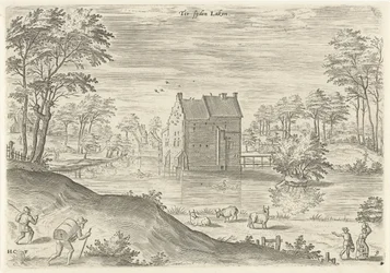 Ansicht von Schloss Coensborg in Laken