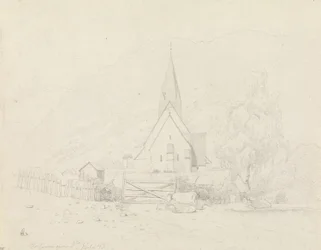 Vossevangen mit Voss Kirche