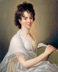 Constanze Mozart geb. Weber 1763-1842, W.A. Mozarts Frau, 1802