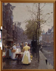 Oktobermorgen in Amsterdam
