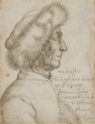 Porträt von Burghart Engelberg, Baumeister in Augsburg