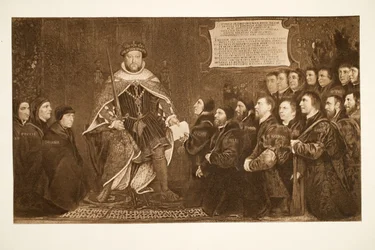 Heinrich VIII. gewährt eine Charta an die Barber-Surgeons
