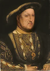 Porträt von Heinrich VIII. (1491-1547) um 1536