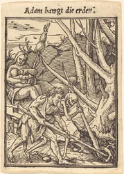 Adam baut die Erde