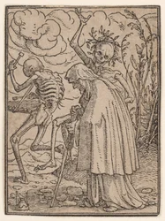 Die alte Frau, aus "Der Totentanz"