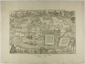 Typus Cosmographicus Universalis, Sim. Grynaeus, Novus Orbis, Basel 1532