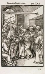 Thomas zweifelt an den Wunden Christi
