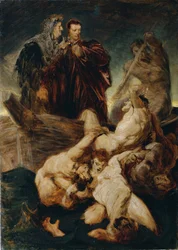 Dante und Vergil im Inferno