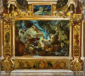 Entwurf für Theater-Vorhang Ein Sommernachtstraum, 1872