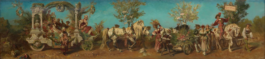 Entwurf zum Festzug 1879 - Der Gartenbau