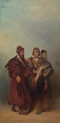Entwurf zum Festzug 1879 - Drei Maschinenbauer