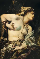 „Der Tod der Kleopatra“. Gemälde von Hans Makart (1840-1884), 1875. Privatsammlung