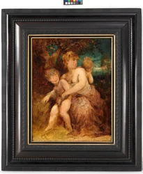 Nymphe mit zwei Kindern