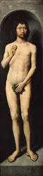 Adam. Seitenflügel des kleinen Triptychons des Heiligen Johannes des Täufers