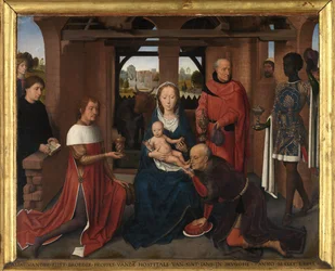 Zentrales Panel des Triptychons von Jan Floreins